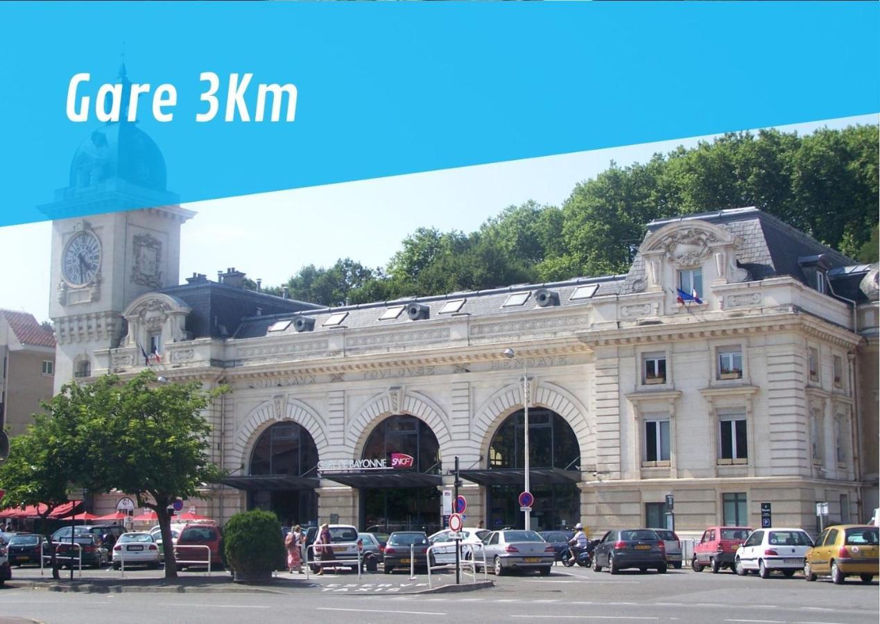 Le Balcon De L'Adour, Parking, Vue Apartment Байон Екстериор снимка